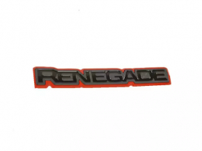 Эмблема надпись Renegade передняя левая Jeep Renegade 15-23 Trailhawk