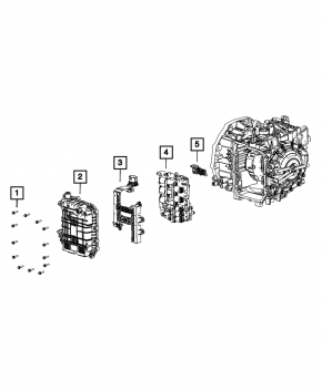 Поддон АКПП Jeep Compass 23-26 2.0T 8ст-акпп AWD