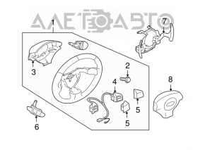 Кнопки управления на руле правые Subaru Forester 08-12 SH