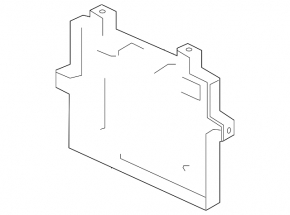 Кронштейн блока ECU компьютера двигателя GMC Terrain 18-19 LYX, LTG