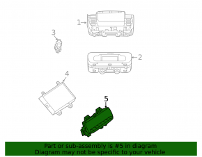 Control climatizare 2 rânduri Mercedes X167 GLS 20-26