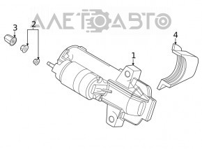 Стартер Ford Escape MK4 20-22 1.5T