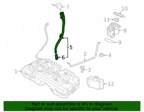 Заливная горловина топливного бака BMW X1 F48 16-22 B46