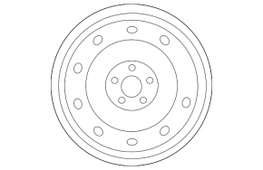 Roată de 16 inch din oțel pentru Subaru Outback 10-14