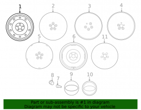 Set de jante R16 pentru Subaru Outback 10-14