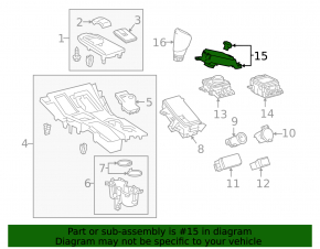 Индикатор переключения передач КПП Lexus NX300h 15-21