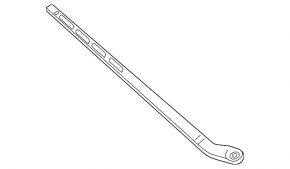Leash stânga a ștergătorului Audi A6 C7 12-18