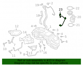 Senzor nivel combustibil Porsche Cayenne 19-26 2.9T, 3.0T