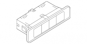 Блок кнопок передней панели нижний Mazda CX-50 23-26 без электро двери багажника