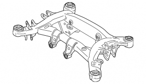 Подрамник задний BMW X3 G01 18-24