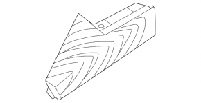 Ornamente laterale stânga Nissan Murano 25-26 Platinum, SL, gri închis