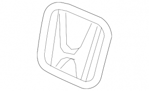 Эмблема двери багажника Honda HR-V 16-22