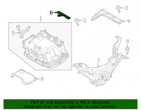 Кронштейн инвертора Toyota Prius 30 10-15 верхний