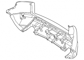 Bara spate nefinisată pentru Land Rover Range Rover Evoque 12-18