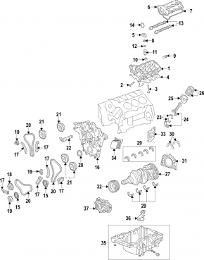 Supapa VVTI Cadillac CTS 14-15 3.6 LFX