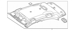 Обшивка потолка Mercedes GLA 15-20 без люка черн