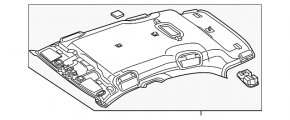 Обшивка потолка Mercedes GLA 15-20 без люка черн