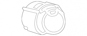 Кнопка start-stop Infiniti Q50 14-20 полез хром, потерта
