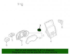 Кнопка start-stop Infiniti Q50 14-20 полез хром, потерта