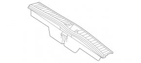 Накладка проема багажника Mercedes W167 GLE 350 450 20-26 черная