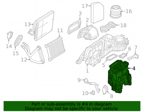 Корпус печки голый кондиционер Mercedes W213 E 17-23