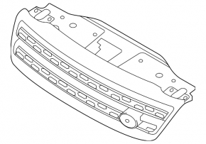 Решетка радиатора grill Land Rover Discovery 17-20