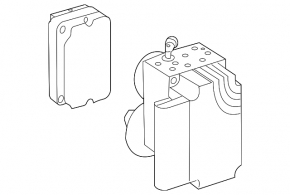 ABS ABS SBC Mercedes W211 E550 rwd rest