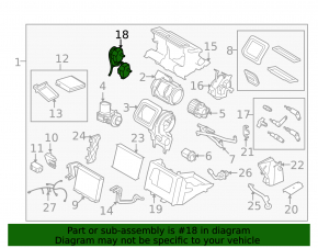 Actuatoare motor încălzire aer condiționat Volvo XC60 10-16