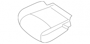 Scaun de pasager Nissan Murano z52 15- fără airbag, material textil negru, uzat