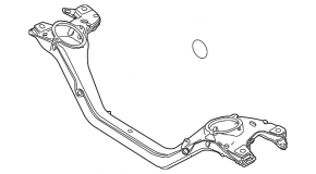 Bara de protecție a amortizorului față Porsche Cayenne 958 11-17 3.6