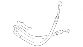 Furtun de presiune înaltă pentru direcția asistată Mercedes W164 ML W251 R M272