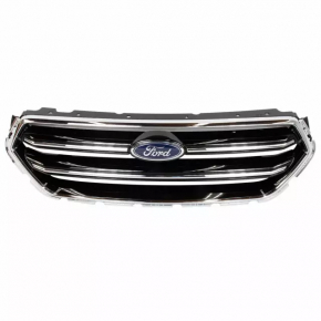 Решетка радиатора grill Ford Escape MK3 17-19 рест черн глянец