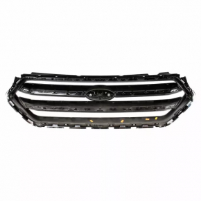Решетка радиатора grill Ford Escape MK3 17-19 рест черн глянец