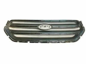 Решетка радиатора grill Ford Escape MK3 17-19 рест черн глянец