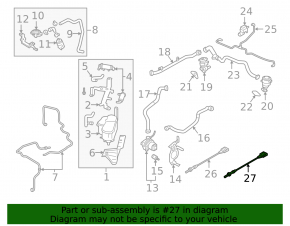 Sonda lambda stânga a doua Audi Q7 16- 3.0T