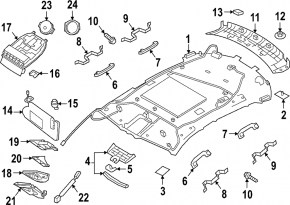 Senzor de ploaie pentru Nissan Pathfinder 22-25