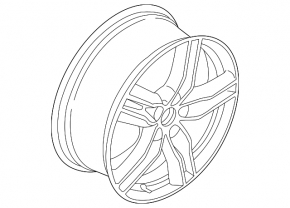 Диск колесный R18 x 7,5J ET51 BMW X1 F48 16-22 Style 570M, M-Sport