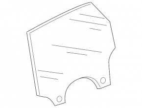 Geam portiera stanga spate Audi A6 C8 19-