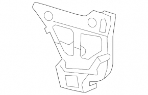 Montaj bara spate dreapta exterior BMW X5 E70 07-13 nou original