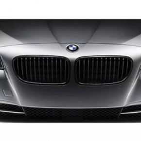 Grilă radiator 2 buc BMW 5 F10 11-16 negru lucios, pachet performant