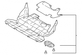 Защита двигателя Subaru Forester 19-21 SK