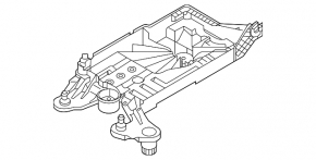 Compartiment baterie Audi A3 22-26