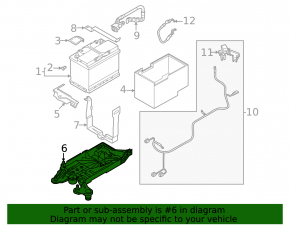Compartiment baterie Audi A3 22-26