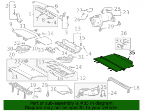 Шторка багажника Lexus RX300 RX330 RX350 RX400h 04-08 беж