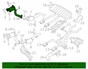Катализатор передний правый Audi Q7 4L 10-15