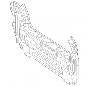 Задняя панель Mercedes W167 GLE 350 450 20-26 2 части без боковин, высверлена