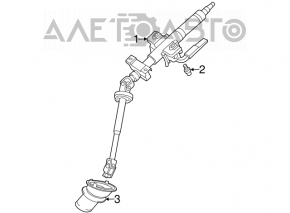 Рулевая колонка Mitsubishi Galant 04-12