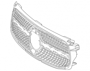Решетка радиатора grill Mercedes X247 GLB 20-26