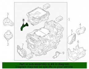 Трубка инвертора переднего Volkswagen ID.4 21-26