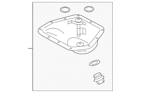 Поддон масляный Subaru Forester 19-24 SK 2.5 FB25D